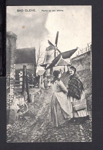 AK Cleve (Kleve) NRW um 1910 Partie an der Mühle