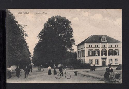 AK Cleve (Kleve) NRW 1910 Lindenallee Hotel an der Linde
