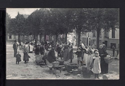 AK Cleve (Kleve) NRW 1907 Großer Markt