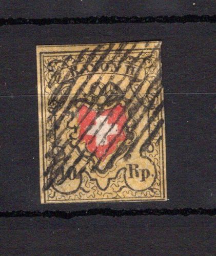 Schweiz MiNr. 8 II gestempelt