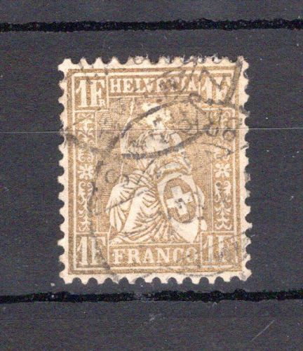 Schweiz MiNr. 28 c gestempelt signiert Urs Hermann