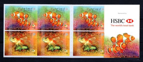 Singapur Markenheftchen MiNr. Booklet Meerestiere 2007 postfrisch Tiere