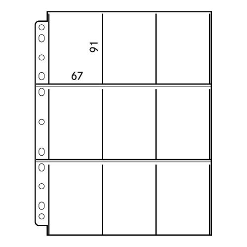 Lindner Ergänzungsblätter 854 (25er Pack) für Sammelkarten-Album Neu