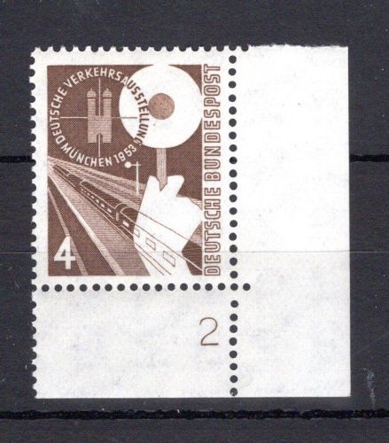 Bund MiNr. 167 Eckrand ur postfrisch Formnummer 2