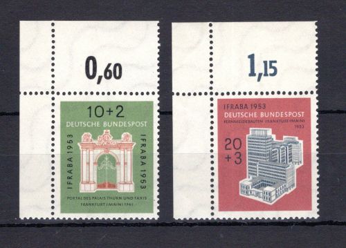 Bund MiNr. 171-172 Eckrand ol postfrisch