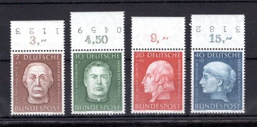 Bund MiNr. 200-203 Oberrand postfrisch