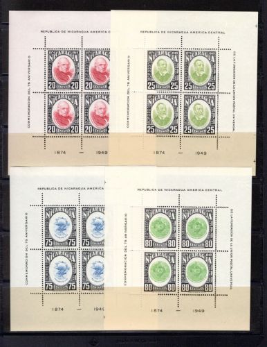 Nicaragua MiNr. Block 27-38 + D1-D6 postfrisch UPU