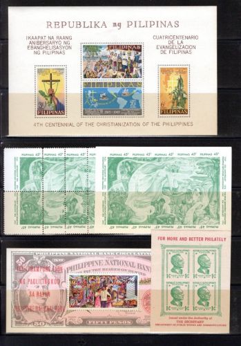 Philippinen Lot Blöcke/ Kleinbögen postfrisch