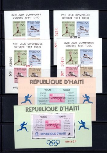 Haiti Lot Blöcke/ Kleinbögen postfrisch