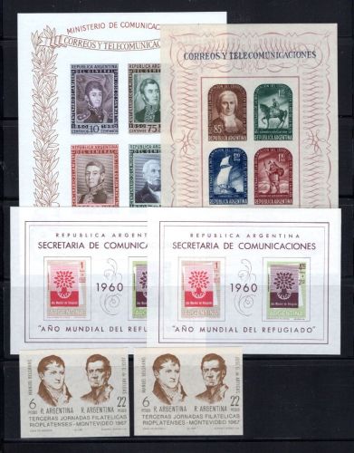 Argentinien Lot Blöcke/ Kleinbögen postfrisch