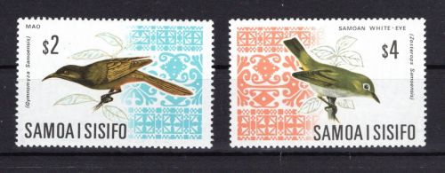 Samoa MiNr. 199-200 Heimische Vögel, Satz postfrisch Tiere