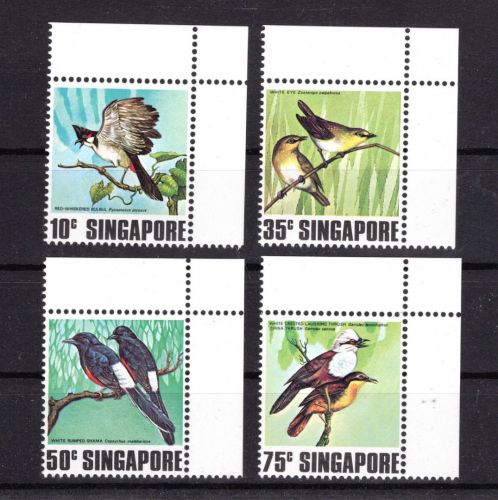 Singapur MiNr. 298-301 postfrisch Heimische Vögel