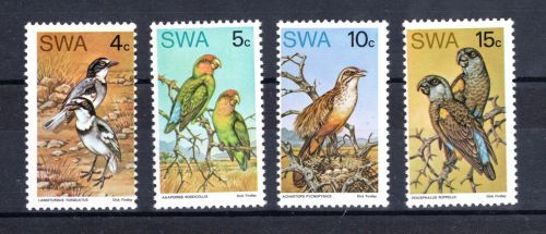 Südwestafrika MiNr. 392-395 postfrisch Vögel Birds