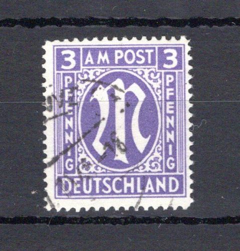 Bi-Zone MiNr. 10 By gestempelt geprüft Hettler