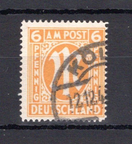 Bi-Zone MiNr. 13 Ey gestempelt geprüft Hettler