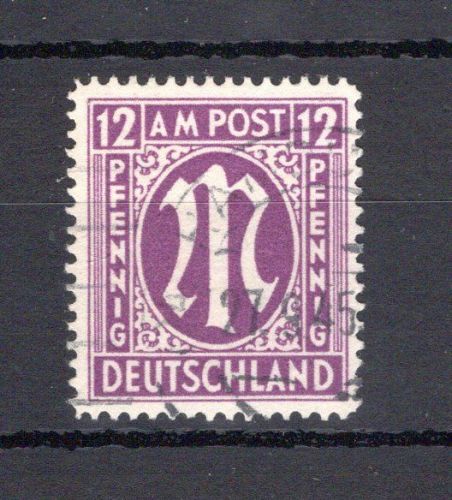 Bi-Zone MiNr. 15 a Ay gestempelt geprüft Hettler