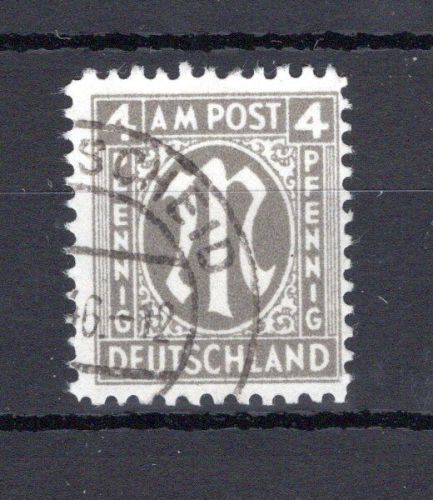 Bi-Zone MiNr. 18 Bz gestempelt geprüft Hettler