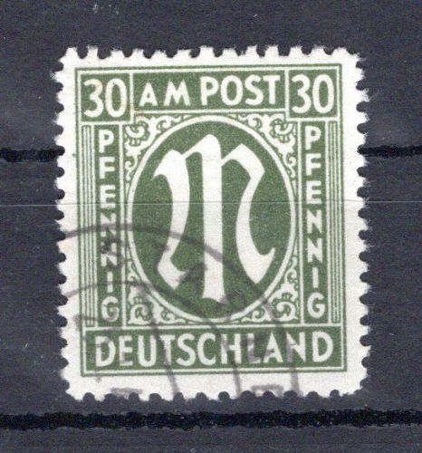 Bi-Zone MiNr. 29 b Bz gestempelt Kurzbefund Wehner