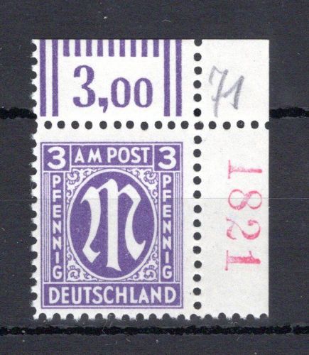 Bi-Zone MiNr. 17 b Az r4 postfrisch ungefaltet