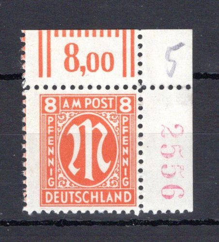 Bi-Zone MiNr. 21 Dz r4 postfrisch ungefaltet