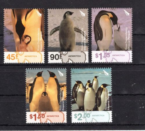 Ross Gebiet MiNr. 89-93 Satz postfrisch Kaiserpinguin