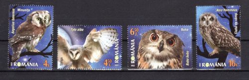 Rumänien MiNr. 8018-8021 postfrisch Eulen und Uhus