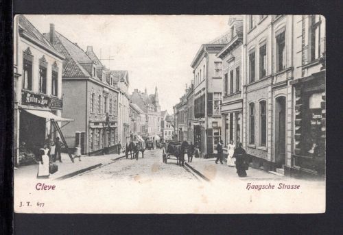 AK Cleve (Kleve) NRW 1905 Haagsche Strasse