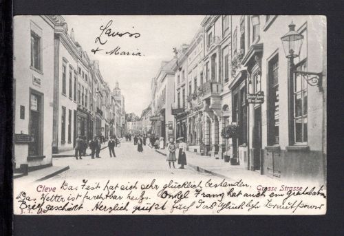 AK Cleve (Kleve) NRW 1905 Grosse Strasse, Fahrkartenausgabe