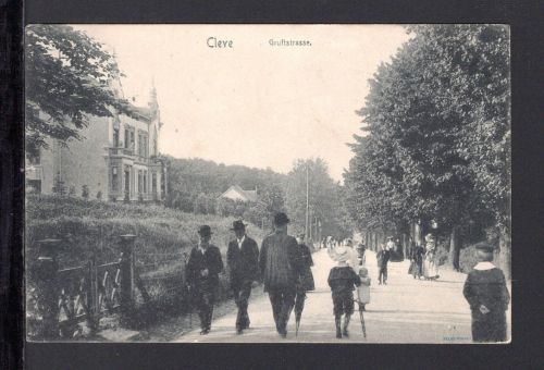 AK Cleve (Kleve) NRW 1908 Gruftstrasse