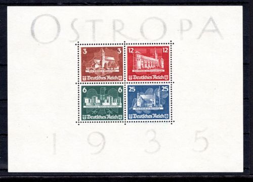 Deutsches Reich MiNr. Block 3 postfrisch geprüft Schlegel