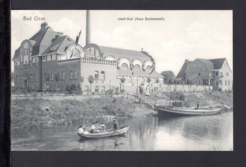 AK Cleve (Kleve) NRW um 1910 Neue Badeanstalt (Stadtbad) Bad Cleve