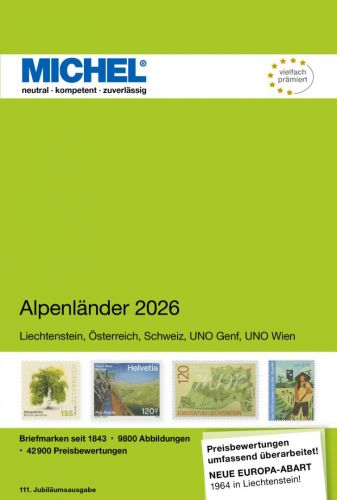 Michel Katalog Alpenländer 2026 (E1) 6081-1 Neu