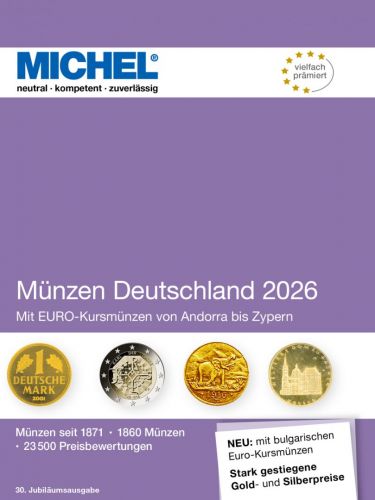 Michel Katalog Münzen Deutschland 2026 6024 Neu