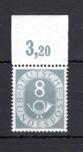Bund MiNr. 127 Oberrand postfrisch geprüft Schlegel