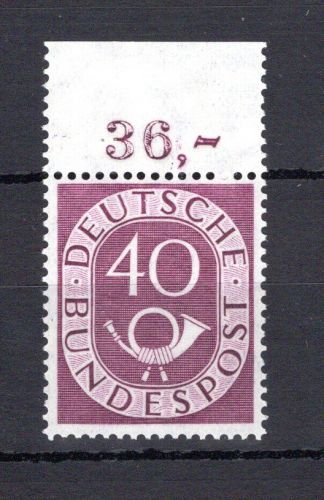 Bund MiNr. 133 Oberrand postfrisch geprüft Schlegel