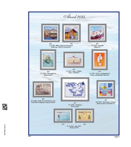 DAVO Aland Vordrucke Luxus 2025 DV1355 Neuware