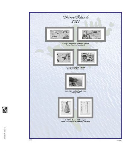 DAVO Färöer Vordrucke Luxus 2025 DV3455 Neuware
