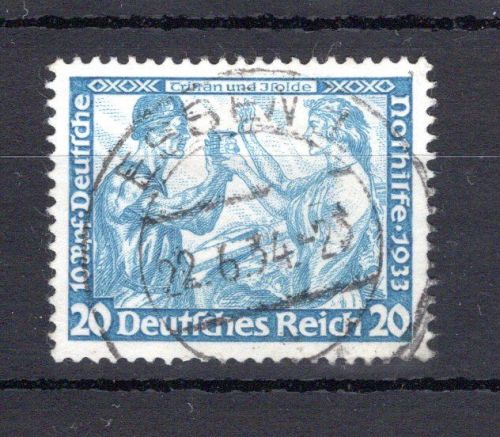 Deutsches Reich MiNr. 505 B gestempelt Nothilfe 1933