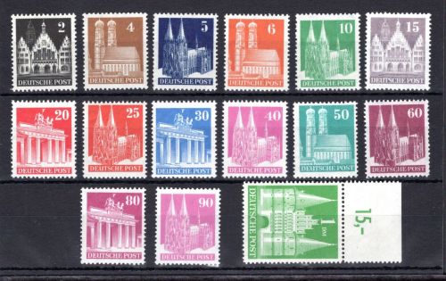 Bi-Zone MiNr. 73-97 II eg postfrisch