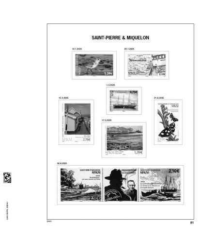 DAVO St. Pierre & Miquelon Vordrucke Luxus 2025 DV4055 Neuware