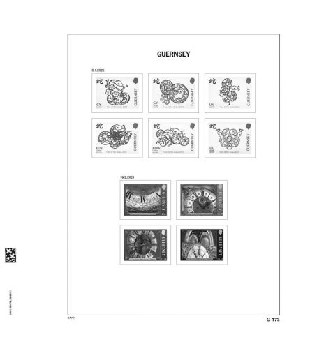 DAVO Guernsey Vordrucke Luxus 2025 DV4855 Neuware