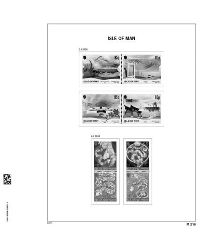 DAVO Isle of Man Vordrucke Luxus 2025 DV4955 Neuware