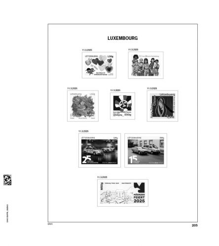 DAVO Luxemburg Vordrucke Luxus 2025 DV6555 Neuware