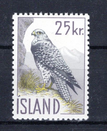 Island MiNr. 339 postfrisch Greifvögel Bussard