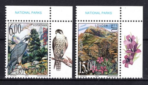 Jugoslawien Europa / CEPT 1999 MiNr. 2910-2911 postfrisch Greifvögel