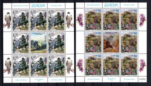 Jugoslawien Europa MiNr. 2910-2911 Kleinbogen-Satz postfrisch Greifvögel