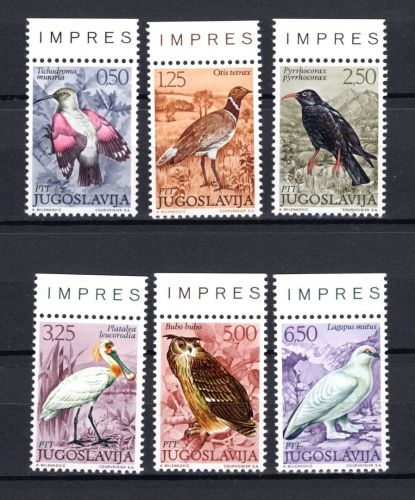 Jugoslawien MiNr. 149-1464 Satz postfrisch Heimische Tiere Vögel