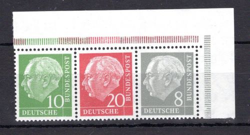 Bund Zusammendruck MiNr. W 22 YII postfrisch ungefaltet