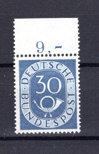 Bund MiNr. 132 Oberrand postfrisch ungefaltet