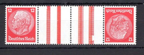 Deutsches Reich Zusammendruck MiNr. KZ 19 postfrisch ungefaltet